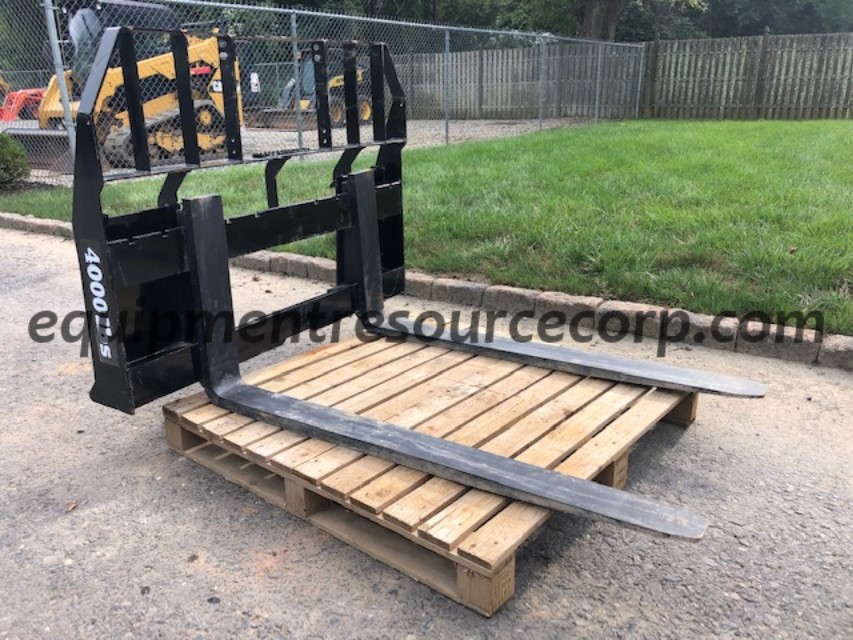 48" New 4000 lb Skid Steer Forks 950.00 Equipment Resource Corporation