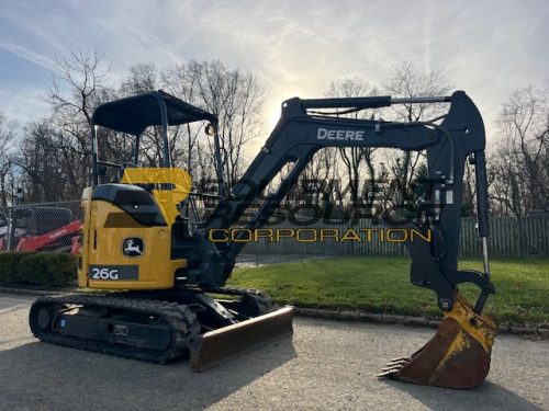 **SOLD**2021 John Deere 26G Excavator-$27,900.00