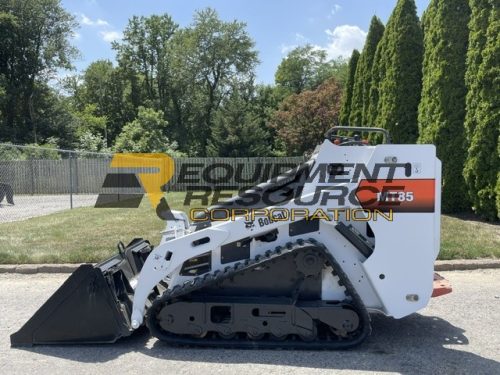 2019 Bobcat MT85 Walk-Behind Skid Steer, NEW FORKS & 2020 MMDI Trailer Package - Image 3