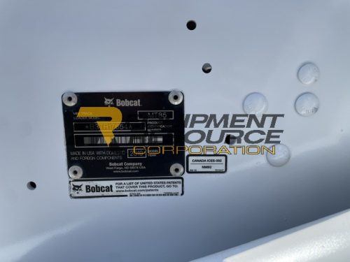 2019 Bobcat MT85 Walk-Behind Skid Steer, NEW FORKS & 2020 MMDI Trailer Package - Image 2