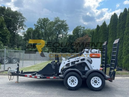 2019 Bobcat MT85 Walk-Behind Skid Steer, NEW FORKS & 2020 MMDI Trailer Package