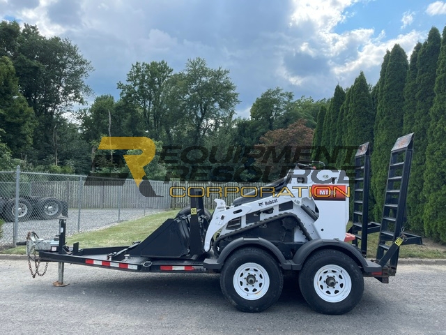 2019 Bobcat MT85 Walk-Behind Skid Steer, NEW FORKS & 2020 MMDI Trailer Package Deal image