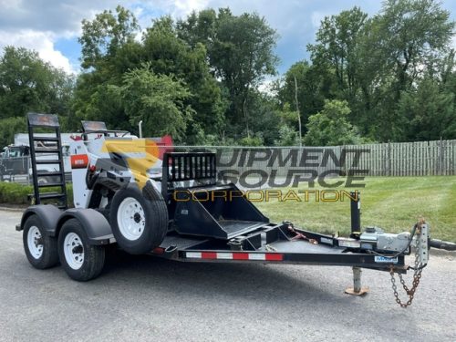 2019 Bobcat MT85 Walk-Behind Skid Steer, NEW FORKS & 2020 MMDI Trailer Package - Image 10