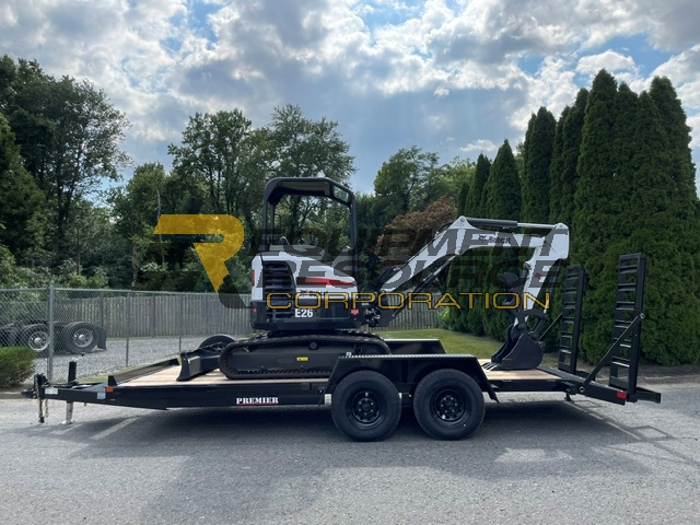 2015 Bobcat E26 Excavator & NEW 2026 Premier 10k Trailer Package image