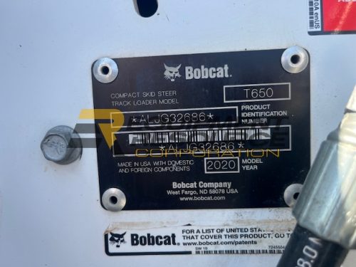 2020 Bobcat T650 Skid Steer Contractor Package - Image 4