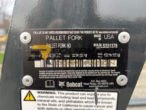 Bobcat 48" Skid Steer Forks-$995.00 - Image 5