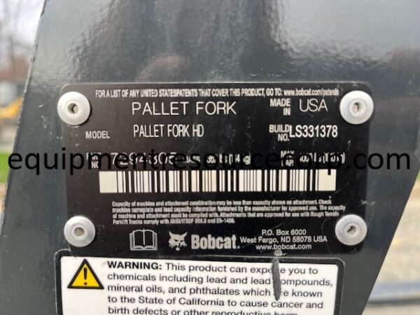 Bobcat 48" Skid Steer Forks-$995.00 - Image 5