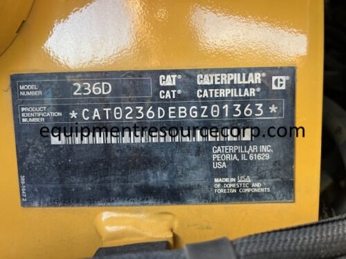 **SOLD**2015 CAT 236D Skid Steer- $27,650.00 - Image 12