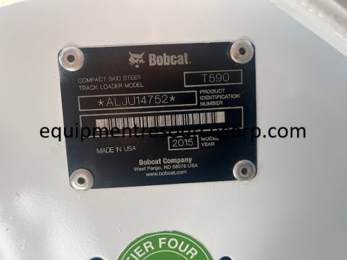 2015 Bobcat T590 Skid Steer-$33,900.00 - Image 15