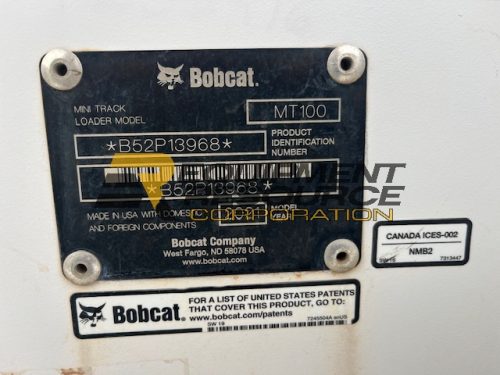 **SOLD** 2021 Bobcat MT100 Walk-Behind Skid Steer-$23,900.00 - Image 11