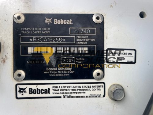**SOLD**2019 Bobcat T740 Skid Steer- $39,500.00 - Image 14