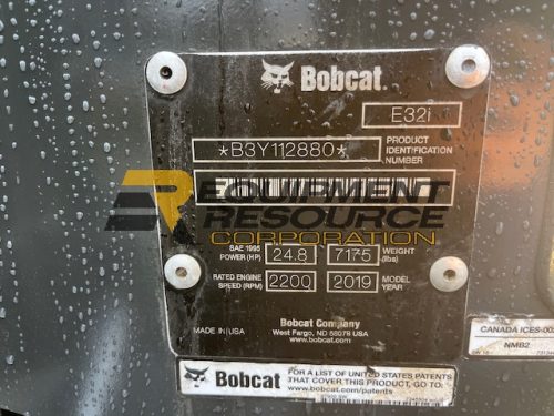 2019 Bobcat E32 Excavator-$36,900.00 - Image 10