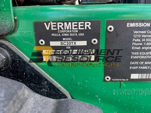 2017 Vermeer SC30TX Stump Grinder & 2017 Vermeer Trailer- COMING SOON - Image 16