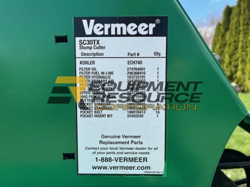 2017 Vermeer SC30TX Stump Grinder & 2017 Vermeer Trailer- COMING SOON - Image 13