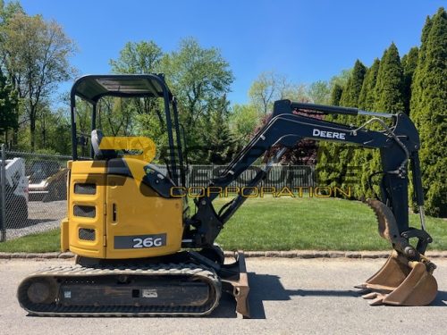 2020 John Deere 26G Excavator- $27,900.00
