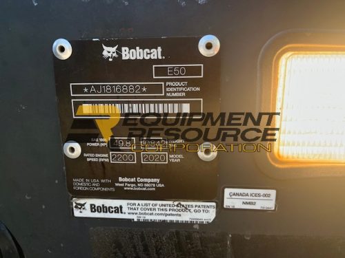 2020 Bobcat E50 Excavator-$42,900.00 - Image 6