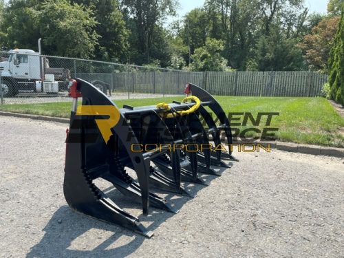 NEW 72" Skid Steer Root Rake Grapple-$2,150.00