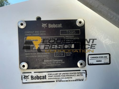 2019 Bobcat T595 Skid Steer-$38,900.00 - Image 16