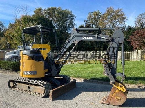 2016 John Deere 26G Excavator-$23,900.00 - Image 2