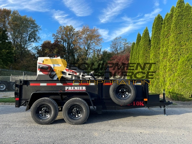 2022 Bobcat MT100 Walk-Behind Skid Steer & 2026 NEW Premier Dump Trailer  image