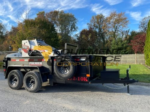 2022 Bobcat MT100 Walk-Behind Skid Steer & NEW 2026 Premier Trailer PACKAGE - Image 2