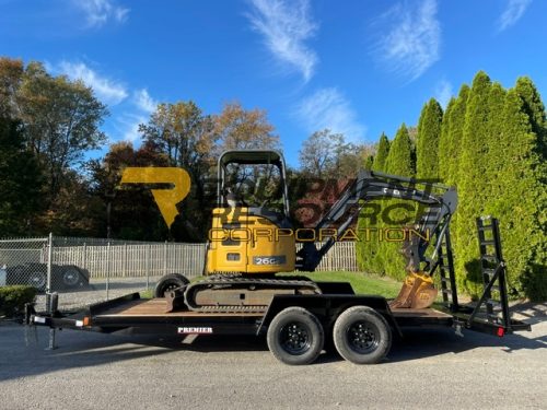 2016 John Deere 26G Excavator & NEW 2026 Premier Equipment Trailer PACKAGE
